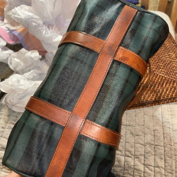 Rare find ✨ POLO Ralph Lauren Vintage Boston Tartan Crossbody Duffel Travel Bag - Picture 11 of 16